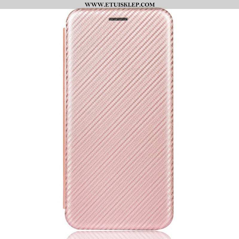 Etui Na Telefon do iPhone 13 Mini Etui Folio Włókno Węglowe